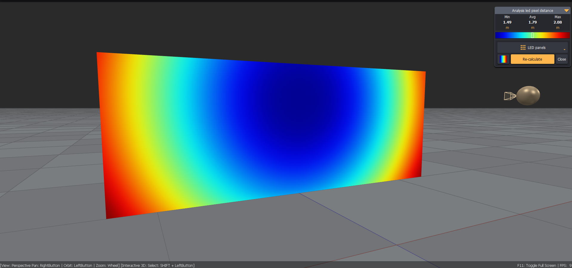 LED distance