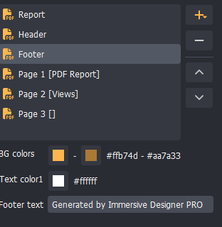 PDF footer