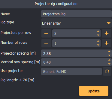 Linear rig
