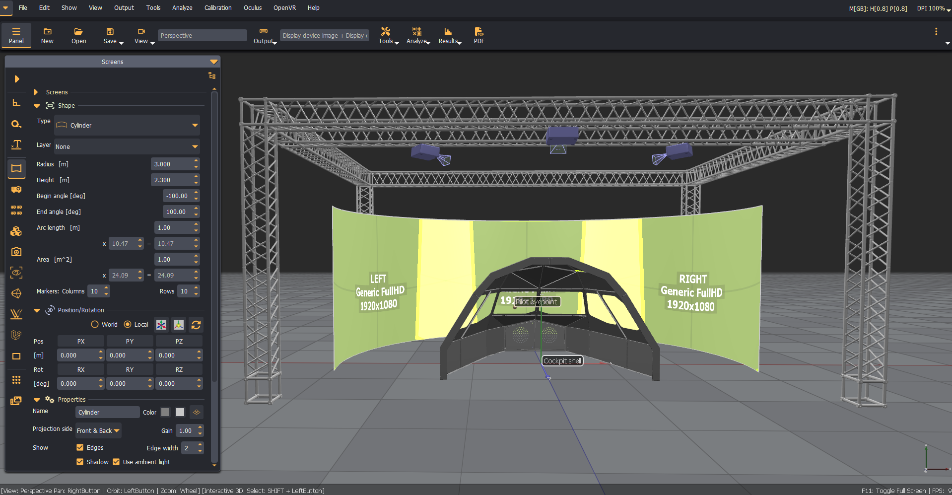Immersive Designer PRO main window